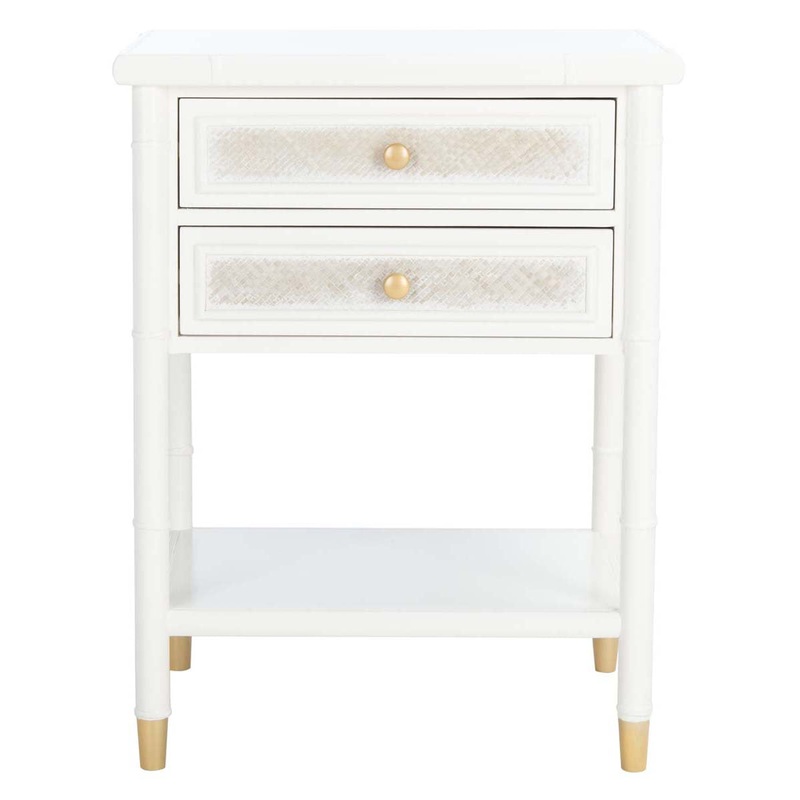 Safavieh Ahab 2 Drawer 1 Shelf Accent Table , ACC6606