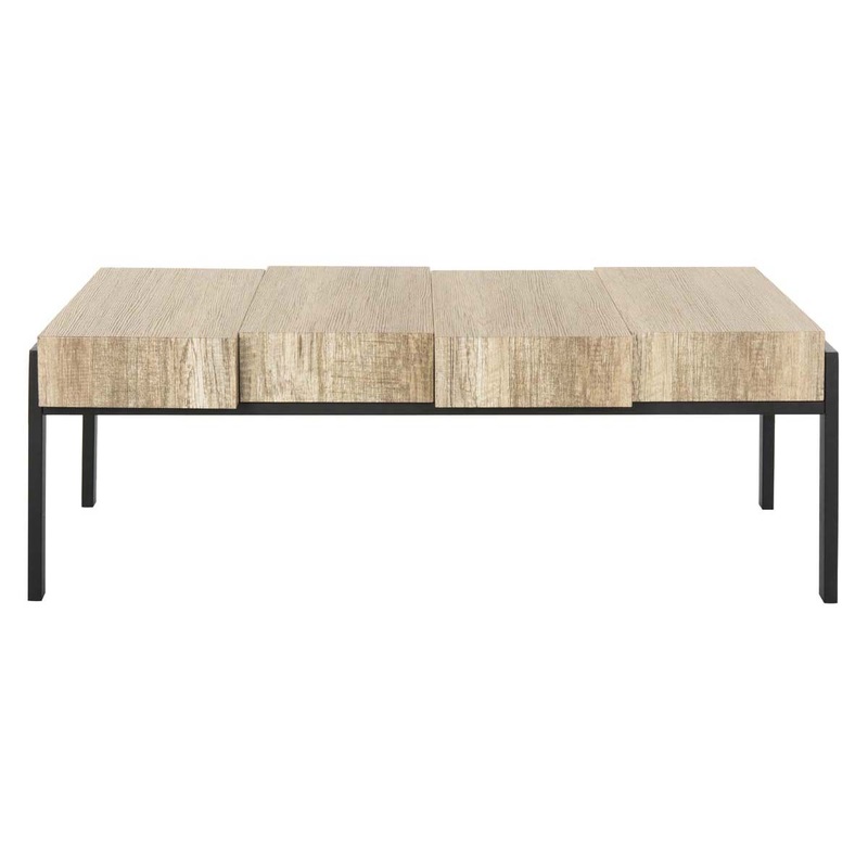 Safavieh Alexander Rectangular Contemporary Rustic Coffee Table, COF7005