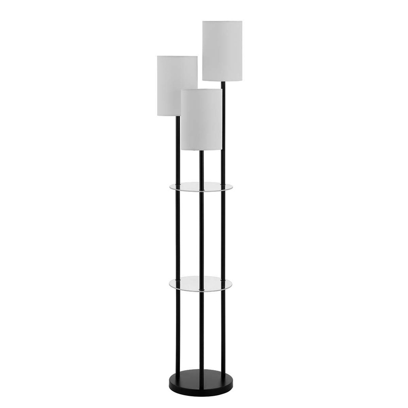 Safavieh Soren Glass And Iron Floor Lamp  , FLL4096