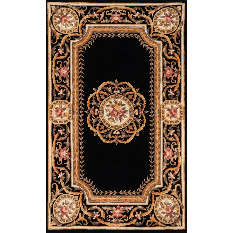 Momeni Harmony India Rug Collection | Black - HARM2HAI12BLK