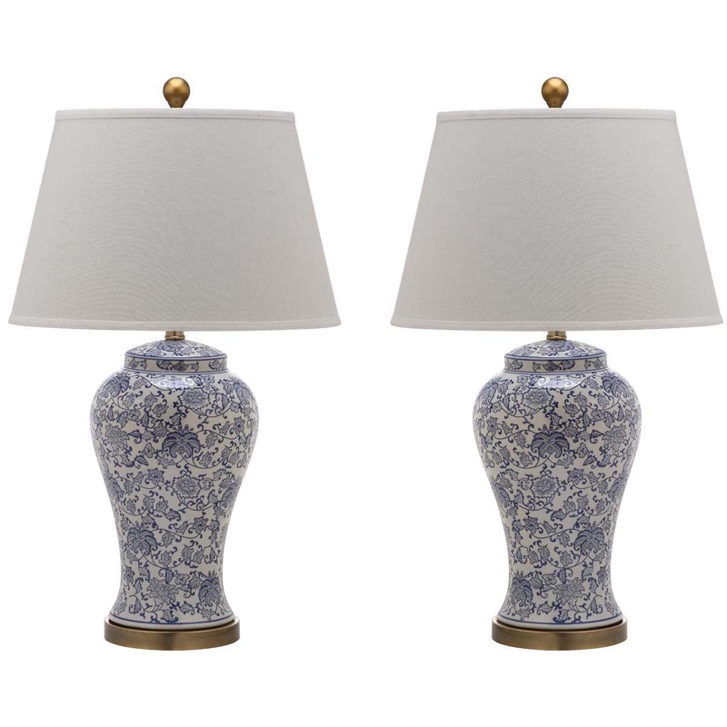 Safavieh Spring 29 Inch H Blossom Table Lamp(Set of 2), LIT4170