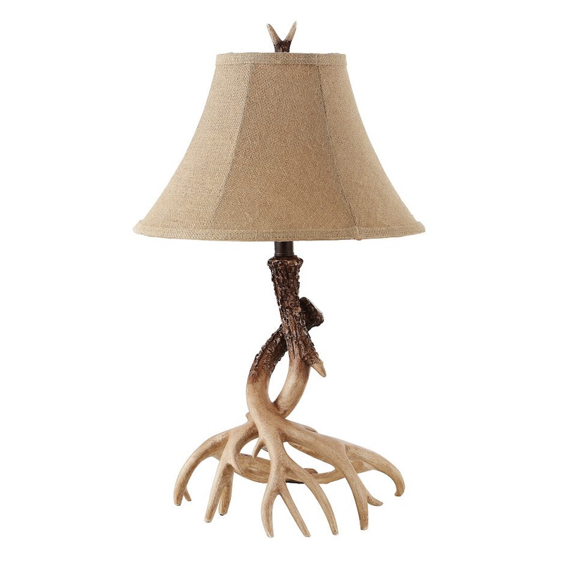 Safavieh Sundance 25.5 Inch H Faux Antler Table Lamp(Set of 2), LIT4140