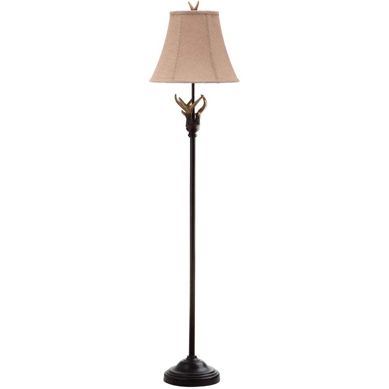 Safavieh Sundance 62 Inch H Faux Antler Floor Lamp, LIT4139
