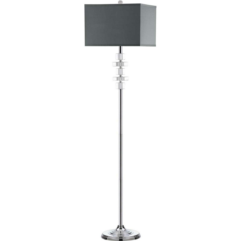 Safavieh Times 60.5 Inch H Square Floor Lamp, LIT4174