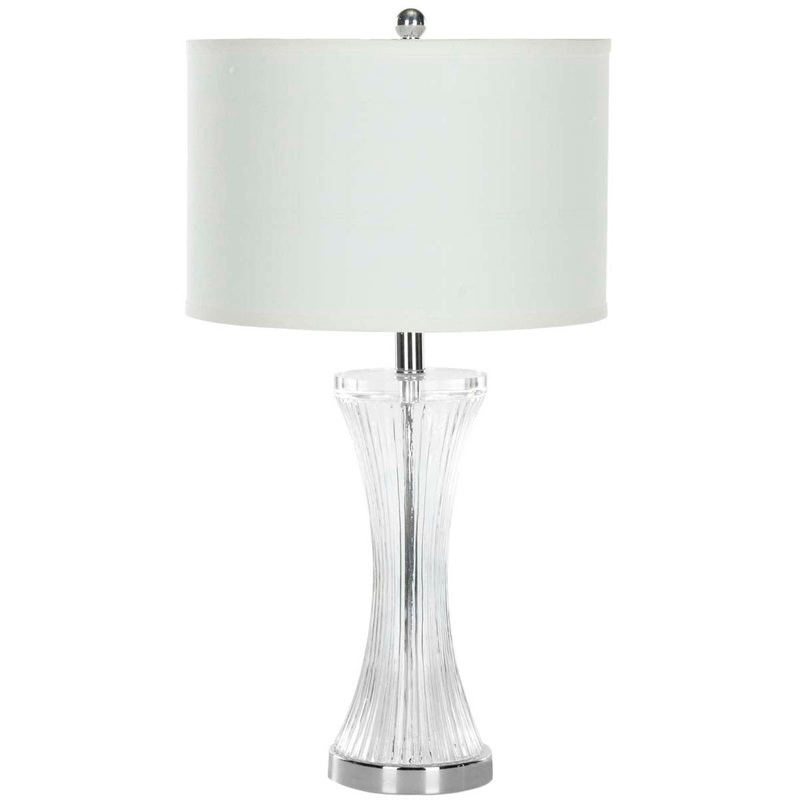 Safavieh Zelda 25 Inch H Glass Table Lamp , LITS4051