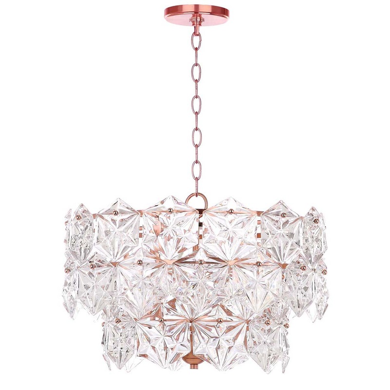Safavieh Sia 4 Light 19 Inch Dia Adjustable Pendant , PND4001