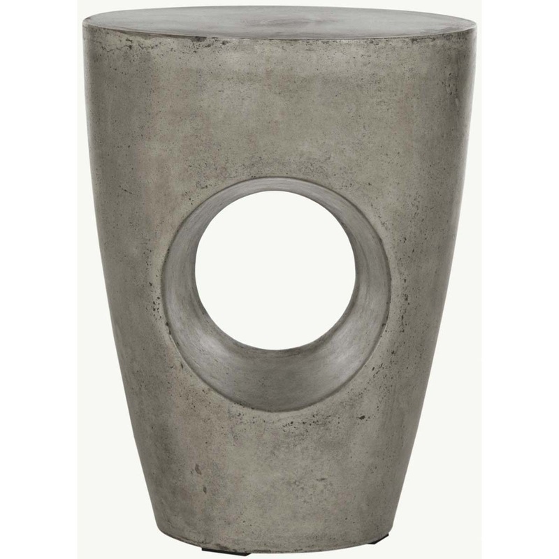 Safavieh Aishi Indoor/Outdoor Modern Concrete Round 17.7, VNN1007