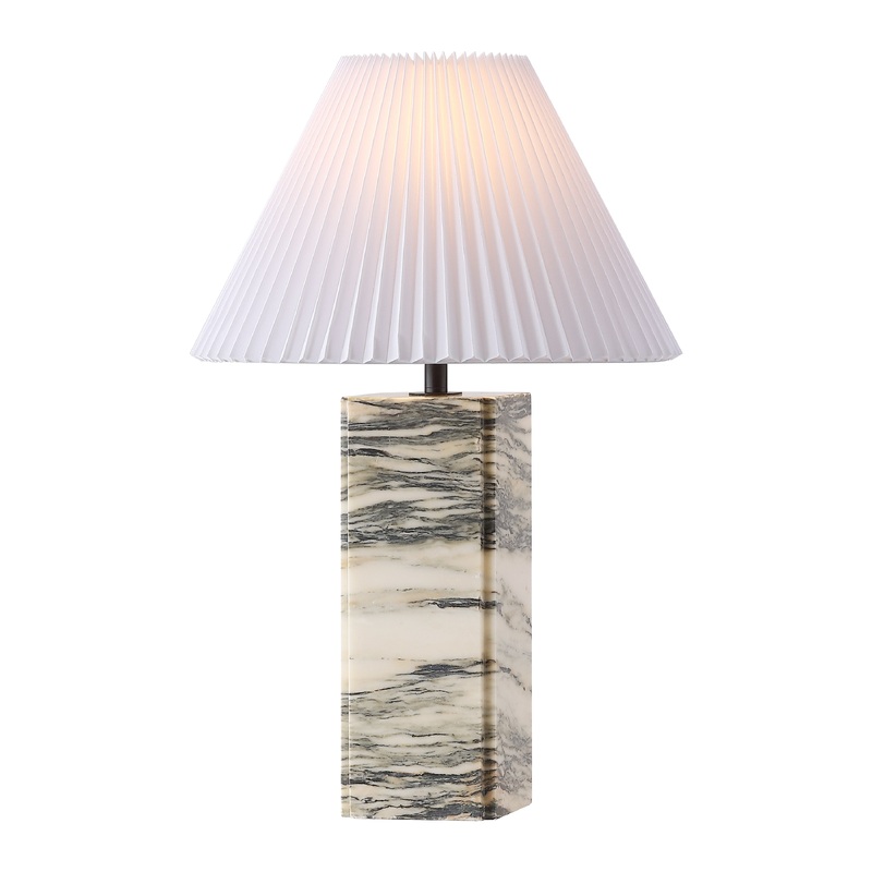 Safavieh Couture Mackenzie Square Marble Table Lamp, CTL1080
