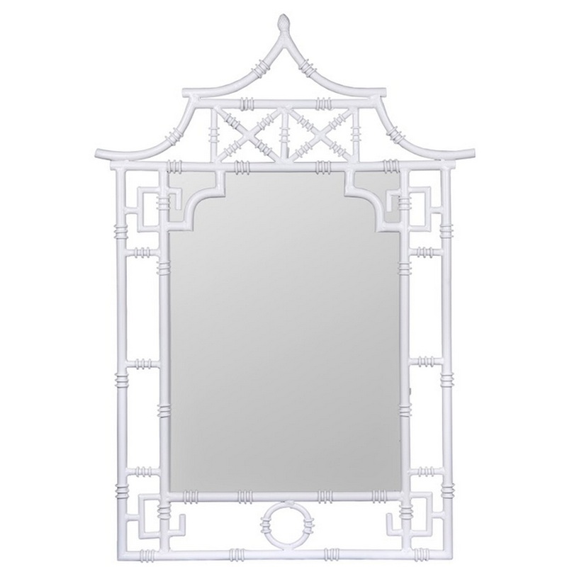 The Enchanted Home White Pagoda Mirror