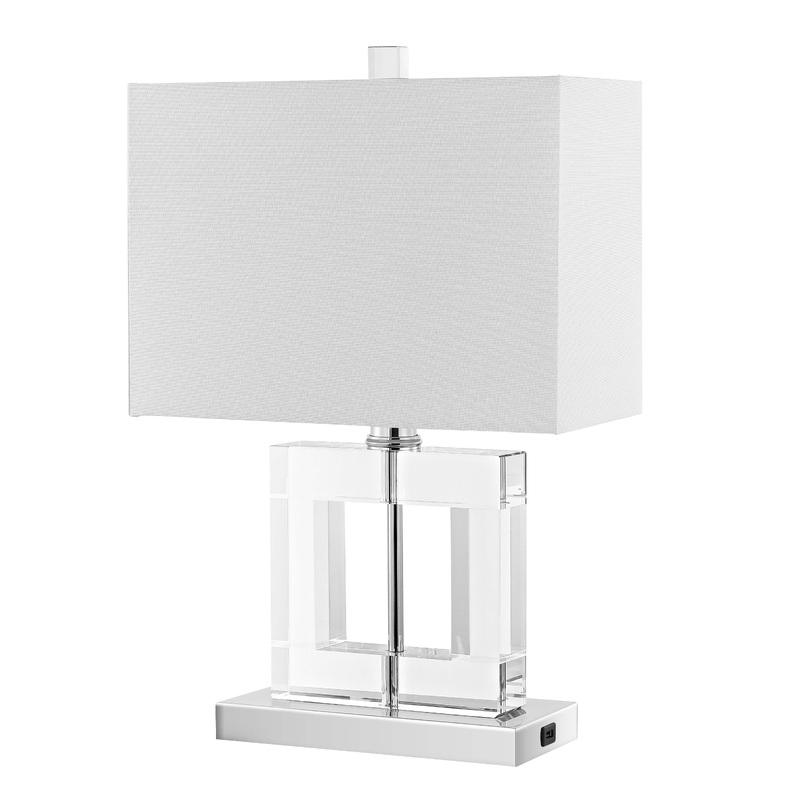 Safavieh Town Square Crystal Ball Lamp W/ USB Port, LIT4115