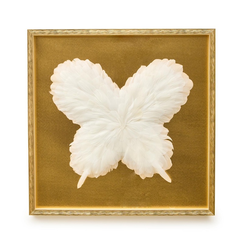 Two's Company Butterfly Shadow Box Wall Art