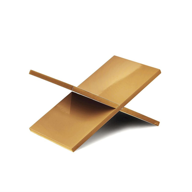 Two's Company Libreria Gold Leaf Book Stand