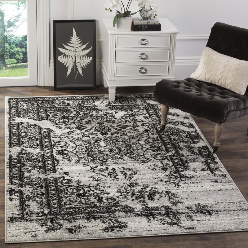 Safavieh Adirondack 101 Rug, Silver, ADR101