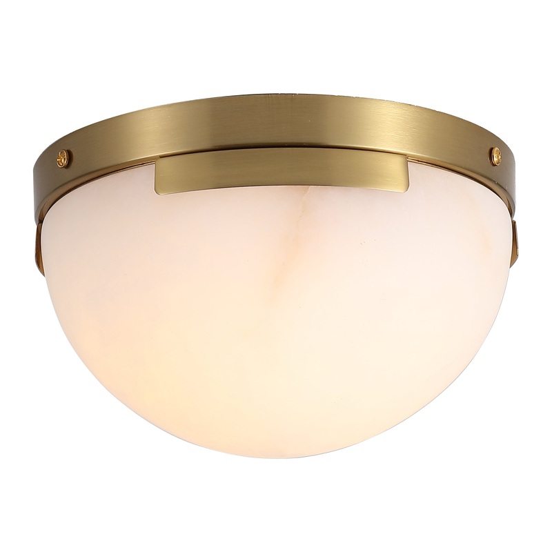 Safavieh Couture Eddie Alabaster Flush Mount, CTL1091