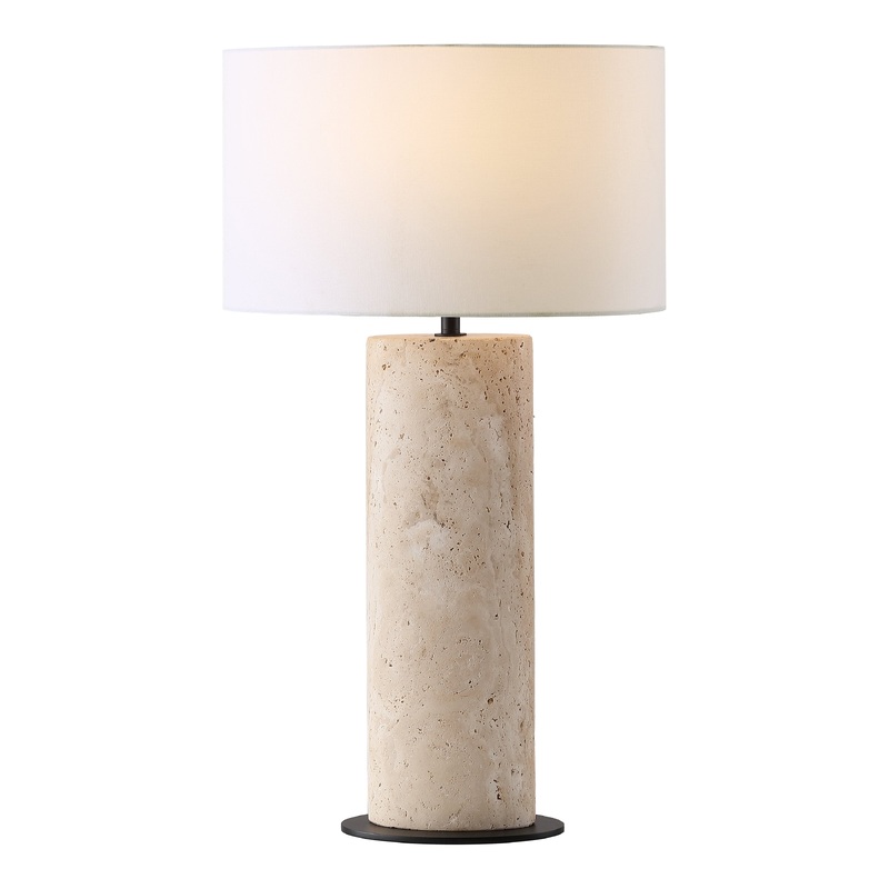 Safavieh Couture Jillianna Travertine Table Lamp, CTL1095