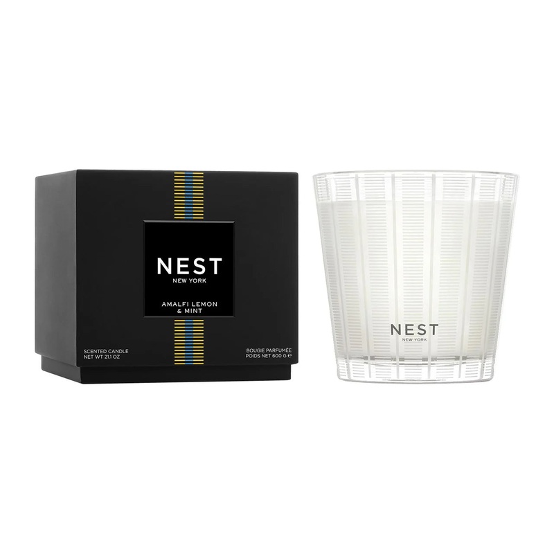 Amalfi Lemon & Mint 3-Wick  21.2 oz Candle by Nest New York