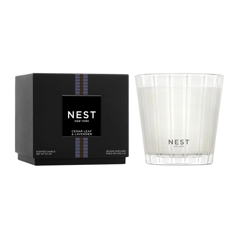 Cedar Leaf & Lavender 3-Wick  21.2 oz Candle by Nest New York