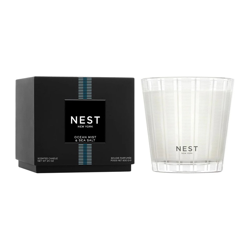 Ocean Mist & Sea Salt 3-Wick  21.2 oz Candle by Nest New York