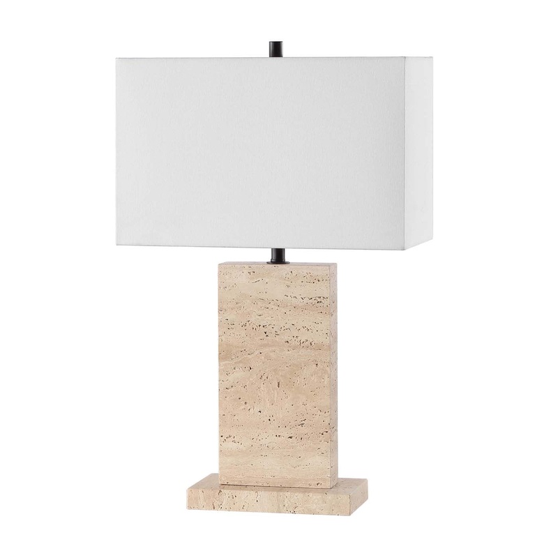 Safavieh Couture Jennabriana Travertine Table Lamp, CTL1068