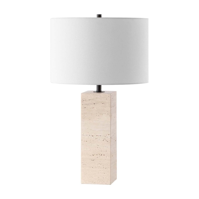 Safavieh Couture Katebryn Travertine Table Lamp, CTL1066