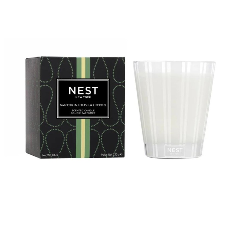 Santorini Olive & Citron Classic Candle 8.1 oz by Nest New York