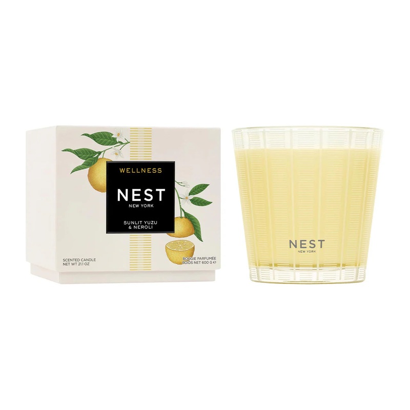 Sunlit Yuzu & Neroli 3-Wick Candle 21.2 oz by Nest New York