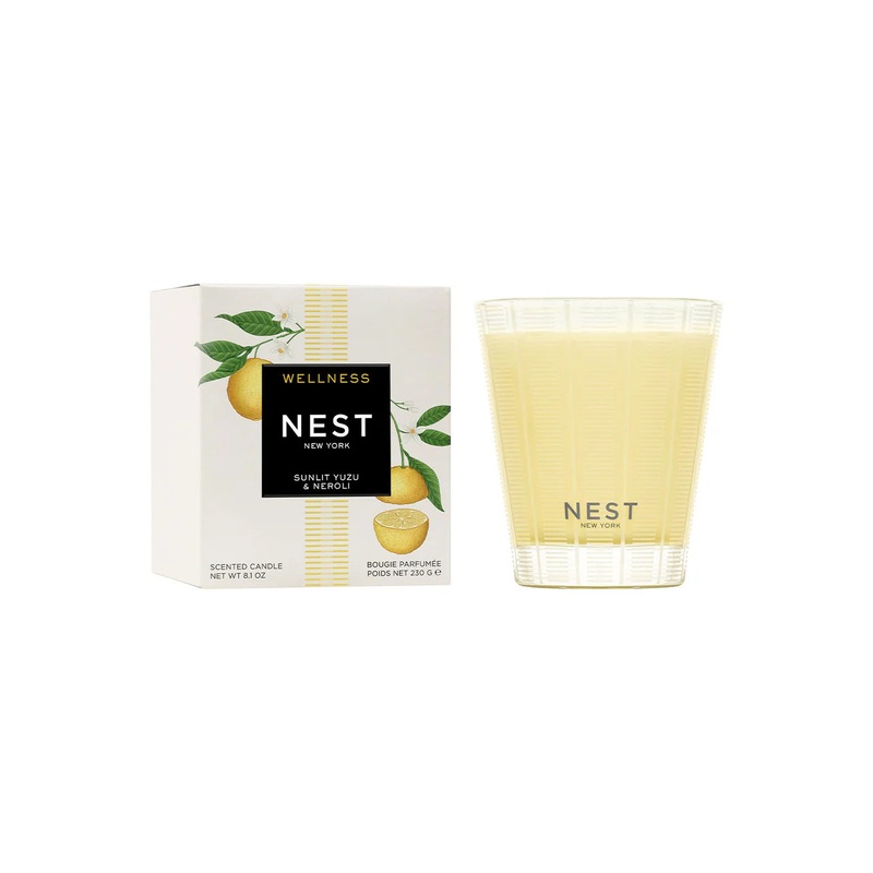Sunlit Yuzu & Neroli Classic Candle 8.1 oz by Nest New York