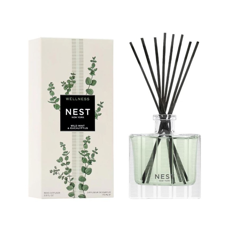 Wild Mint & Eucalyptus Reed Diffuser 5.9 fl.oz/175 ml by Nest New York