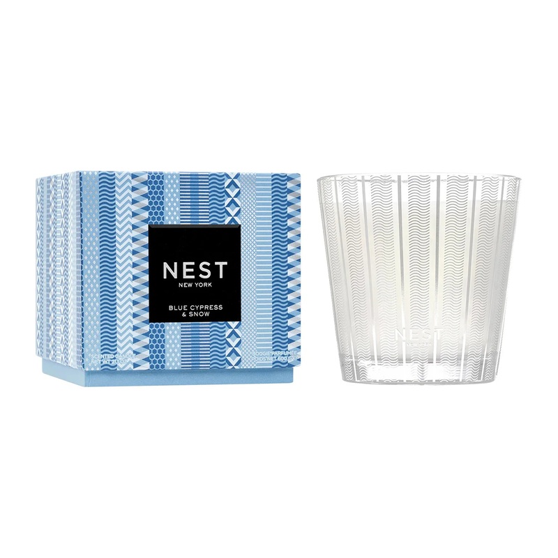 Blue Cypress & Snow 3-Wick 21.2 oz Candle by Nest New York