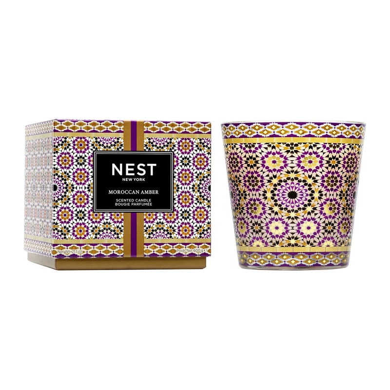 Moroccan Amber Decorative 3-Wick Candle 21.2 oz by Nest New York