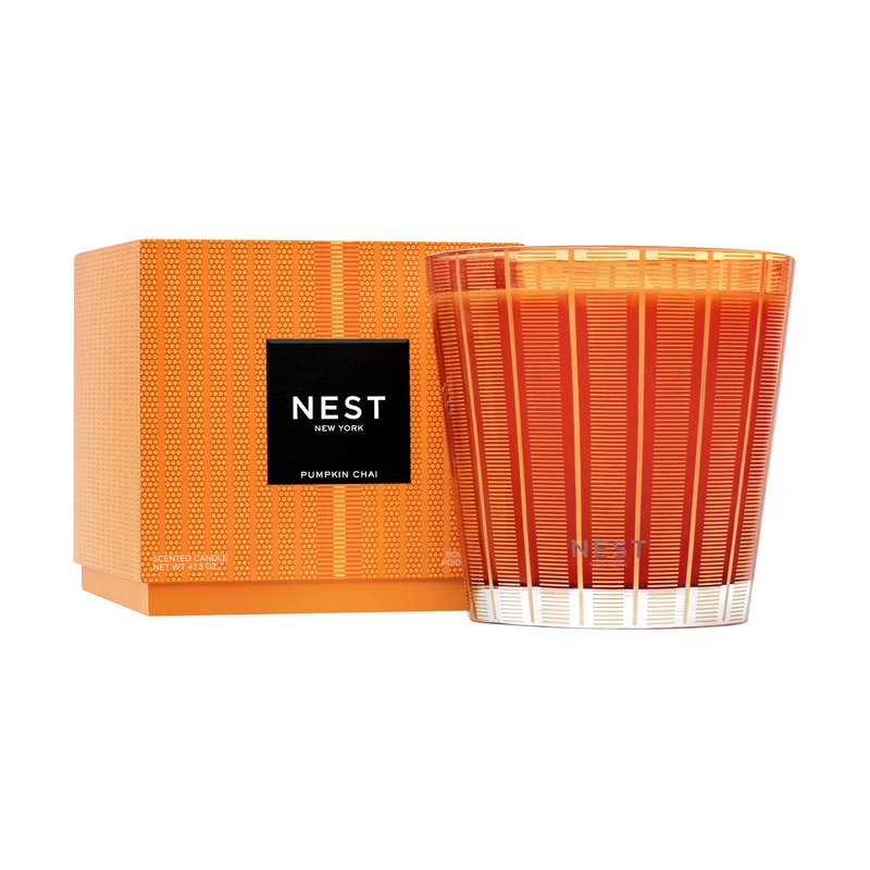 Pumpkin Chai Luxury Candle 47.3 oz by Nest New York