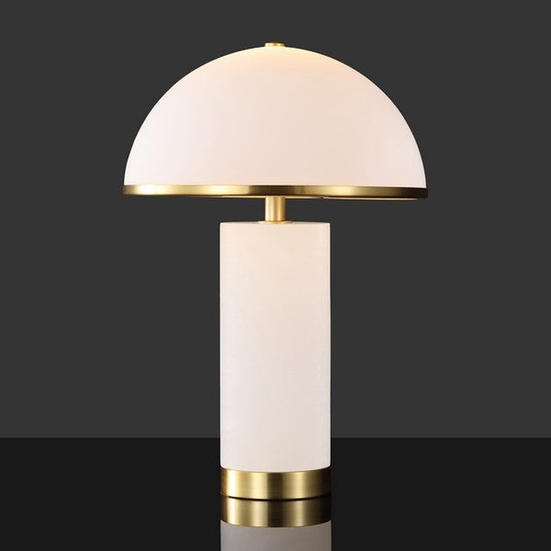 Safavieh Couture Izabel Alabaster Table Lamp, CTL1063