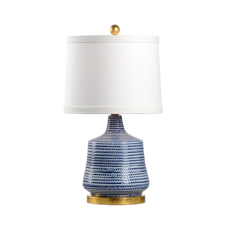 Chelsea House Beehive Lamp - Blue - 69388