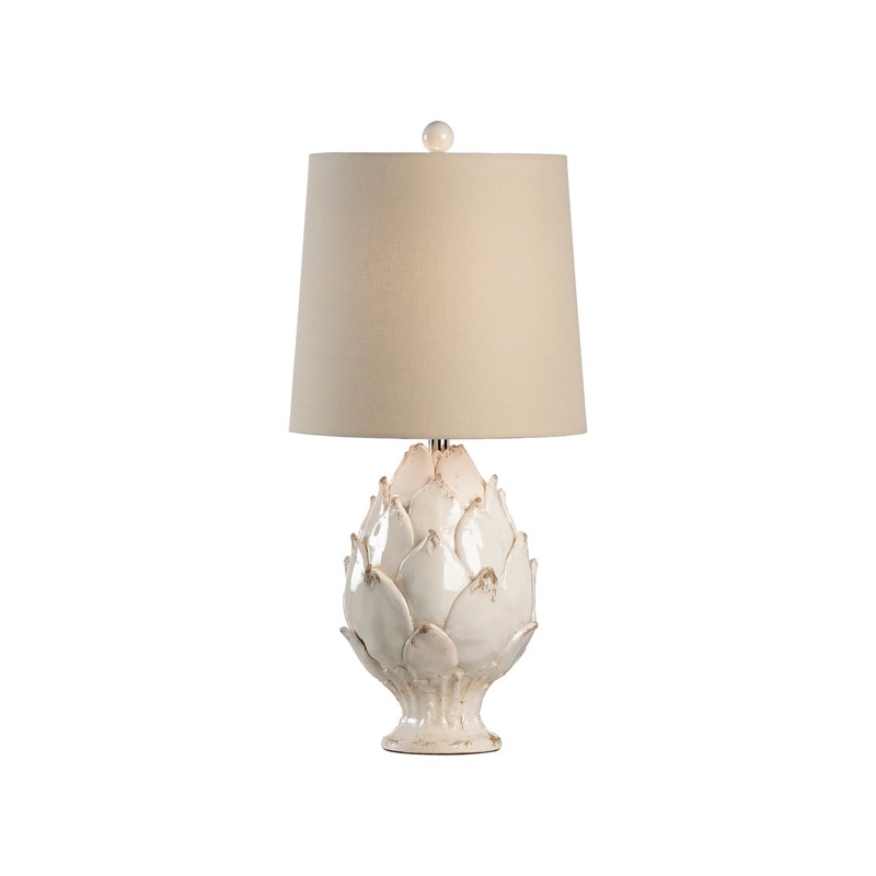 Chelsea House Artichoke Lamp - White - 68954