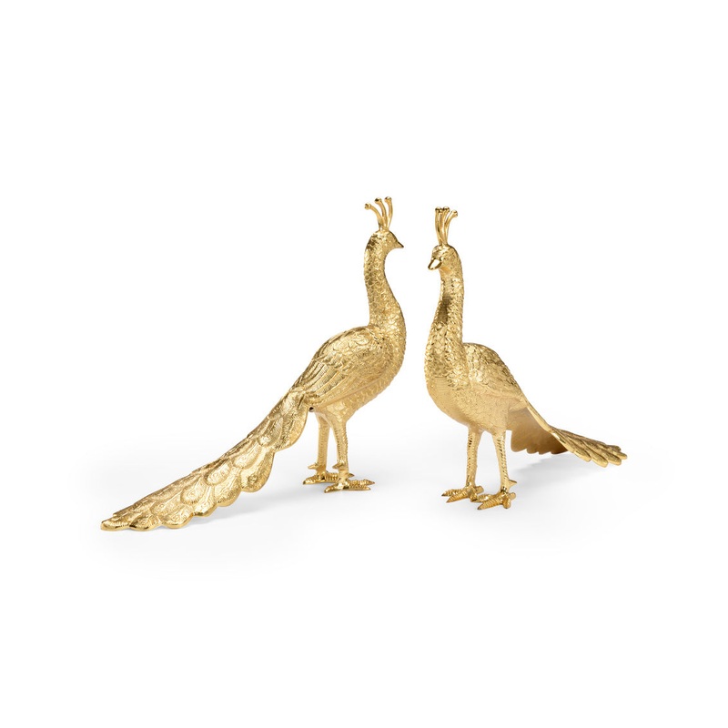 Chelsea House Brass Peacocks (S2) - 384144