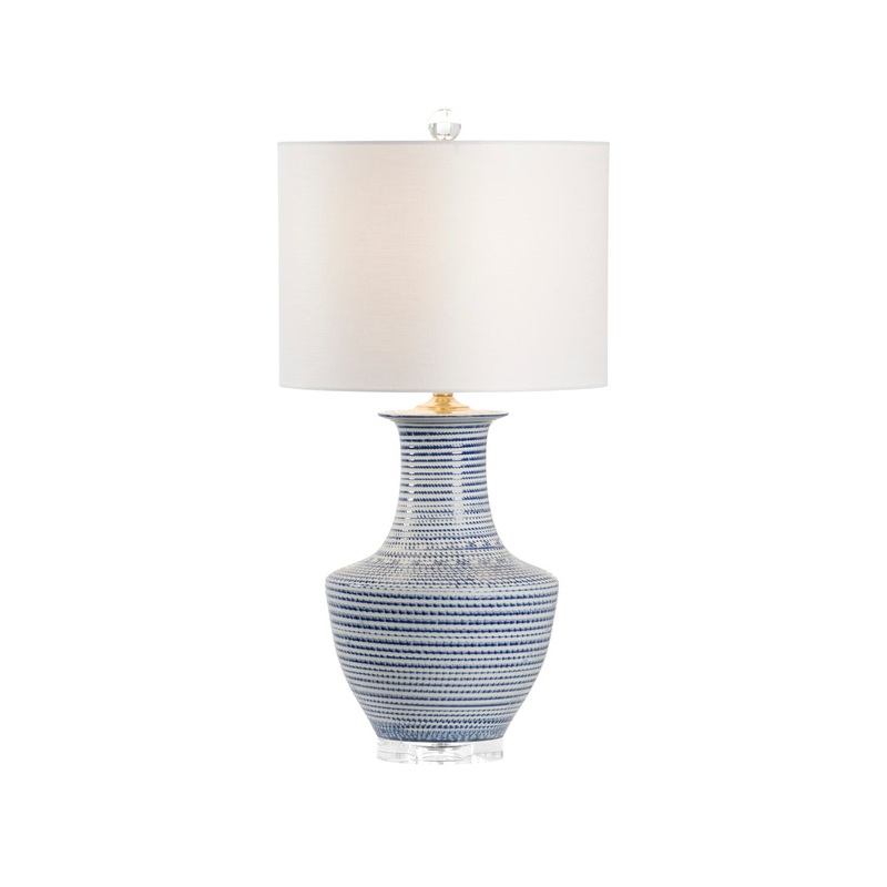 Chelsea House Classic Lamp - Blue/Acrylic - 69820F