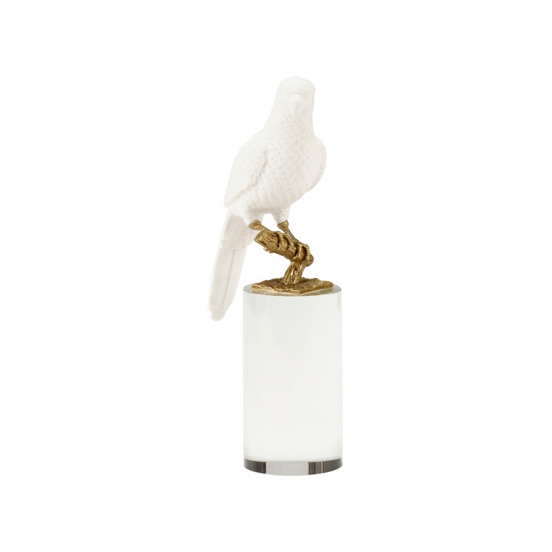 Chelsea House Parrot On Crystal - Round (Lg) - 385031