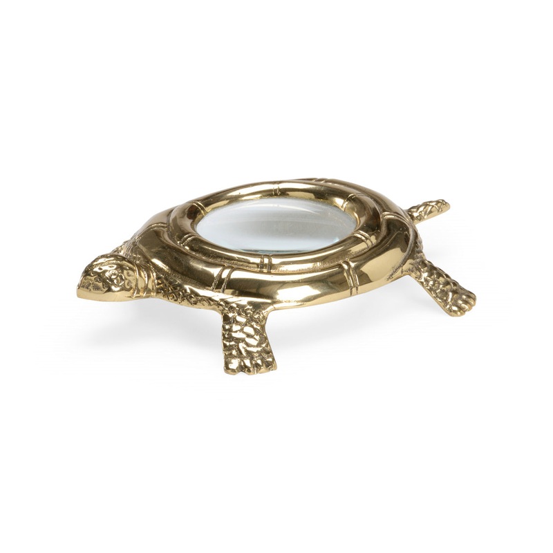 Chelsea House Turtle Magnifier - Brass - 384137