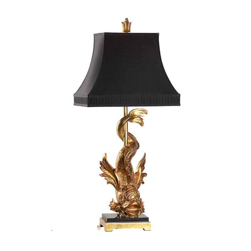 Wildwood Imperial Dragon Lamp - Gold - 23308-2