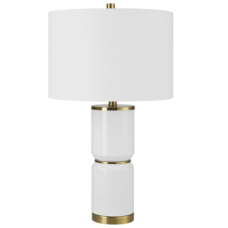Gloss White Decor Market Table Lamp