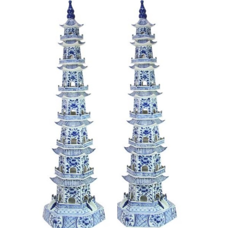 The Enchanted Home Grand Blue And White Pagoda