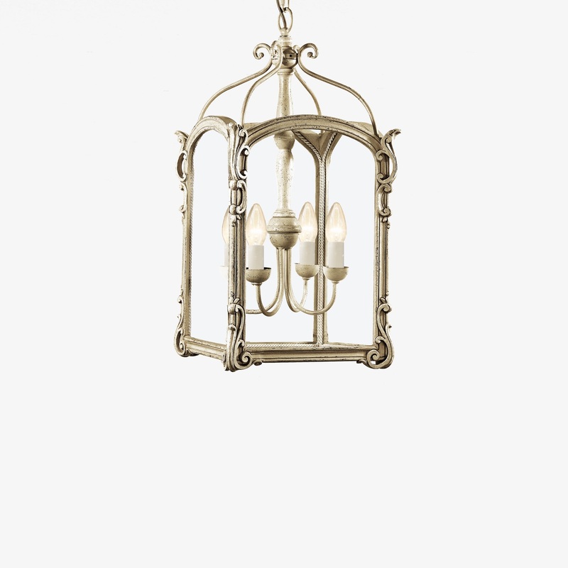 Decorative Crafts Adelina Silver Lantern - VNN8-GA25