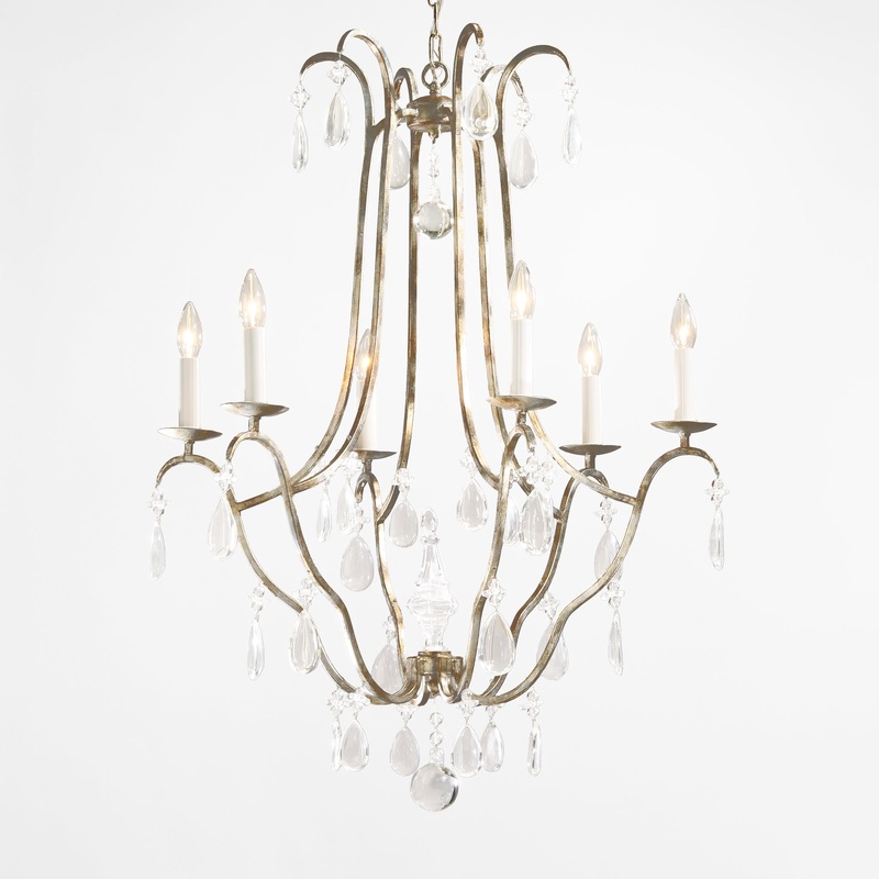 Decorative Crafts Cairo Silver Chandelier