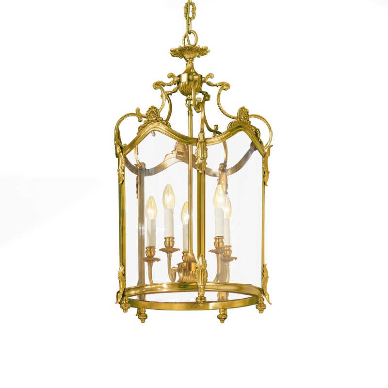 Decorative Crafts Lago Brass Lantern