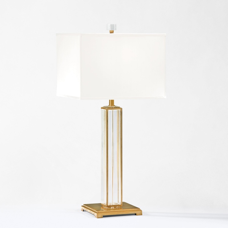 Decorative Crafts Novo Crystal & Brass Lamp - 8125