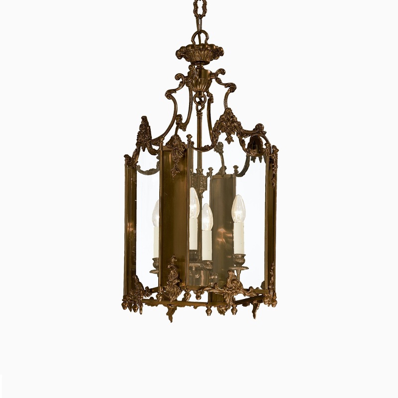 Decorative Crafts Riviera Bronze Lantern