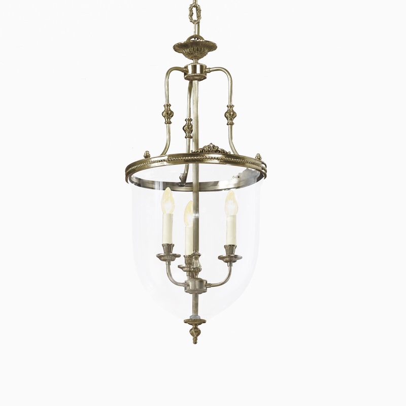 Decorative Crafts Sonora Silver Lantern