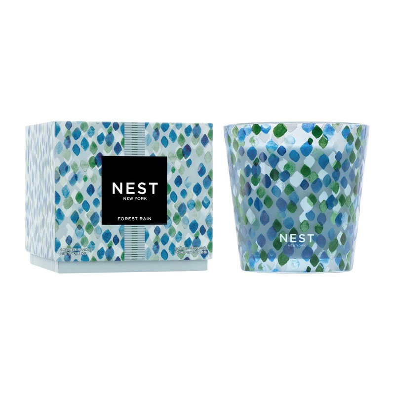 Forest Rain Decorative 3-Wick Candle by Nest New York