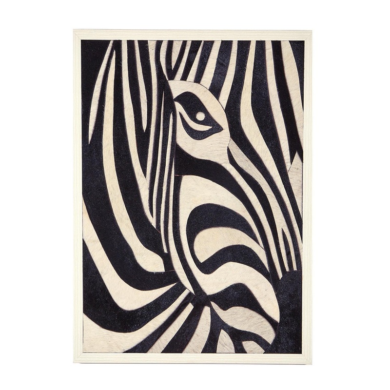 Two's Company Zebra Abstract Wall Art