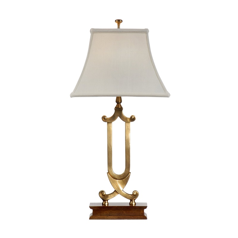 Wildwood Crossed Scrolls Lamp - 9497